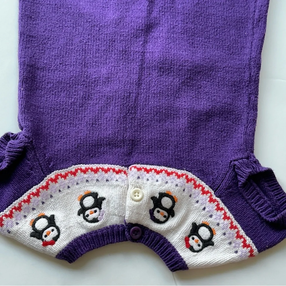 Gymboree Penguin Fair Isle Cable Sweater Dress